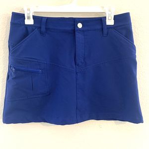 Pearly Gates Jack Bunny Golf Skirt Skort Size 1 Blue Zipper Pocket